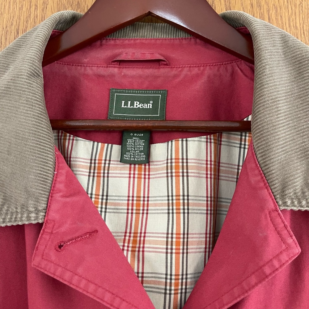 L.L. Bean Women's Barn Jacket with Corduroy Collar - Picture 4 of 12